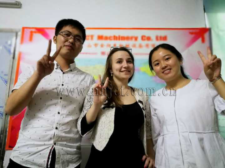 波蘭客戶到訪金昶泰采購5000L捏合機(jī)